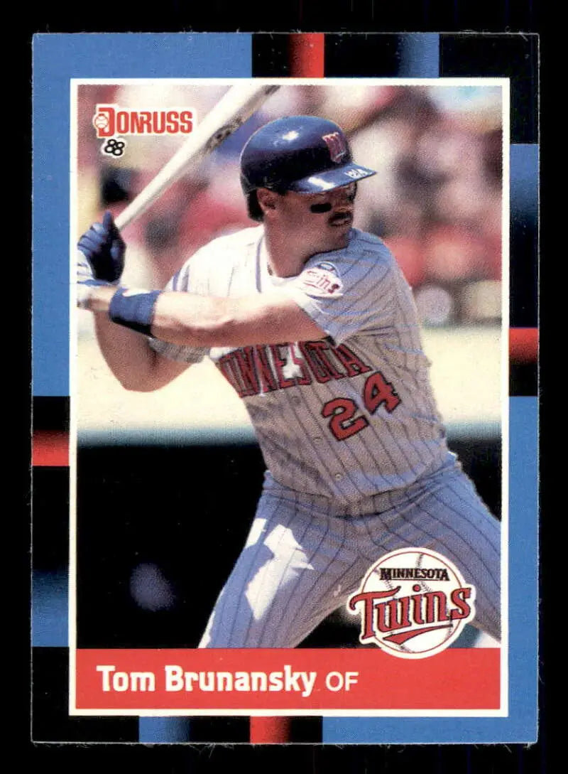 1988 Donruss #245 Tom Brunansky NM-MT Minnesota Twins Baseball Card - Baseball Card Single