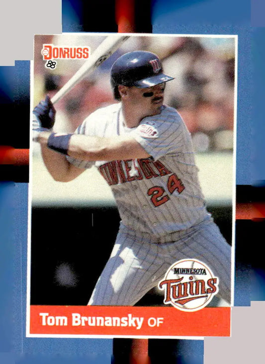 1988 Donruss baseball card of Tom Brunansky 245c Tom Brunansky collectible image