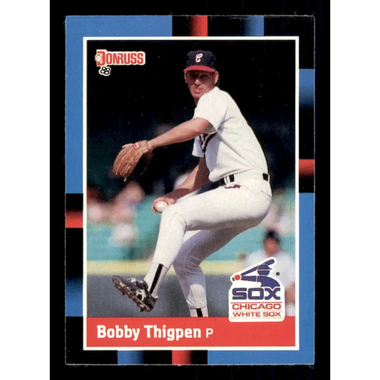 1988 Donruss #247 Bobby Thigpen EX Chicago White Sox Baseball Card Image 1