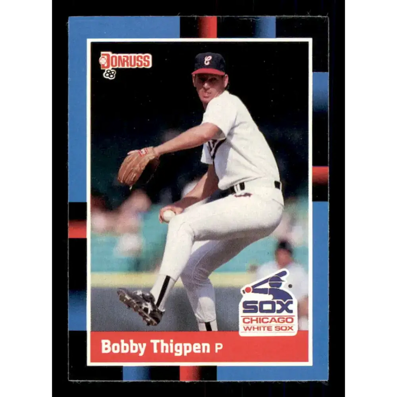 1988 Donruss #247 Bobby Thigpen EX Chicago White Sox Baseball Card - Baseball Card Single
