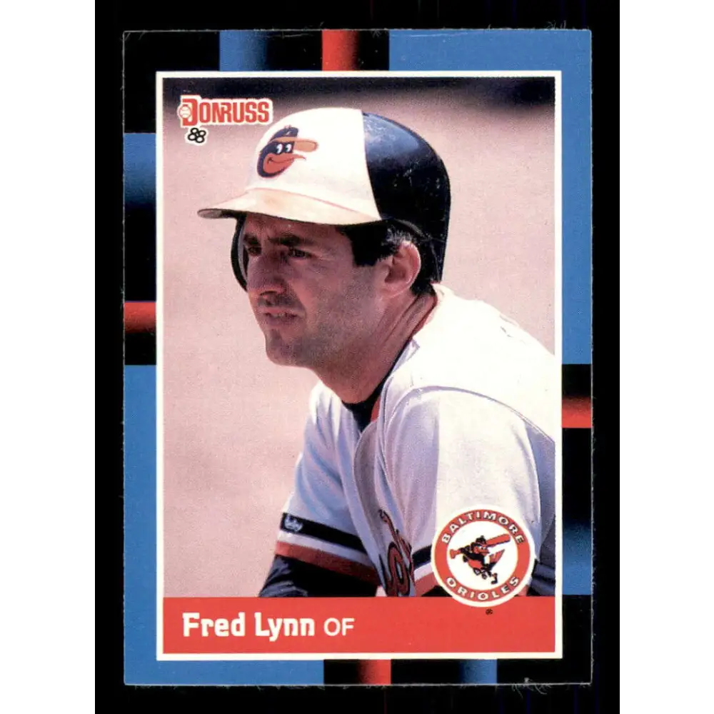 1988 Donruss #248 Fred Lynn EX Baltimore Orioles Baseball Card Image 1