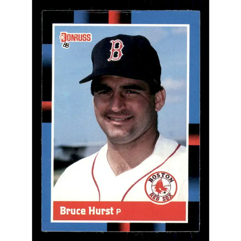 1988 Donruss #252 Bruce Hurst EX Boston Red Sox Baseball Card - Baseball Card Single