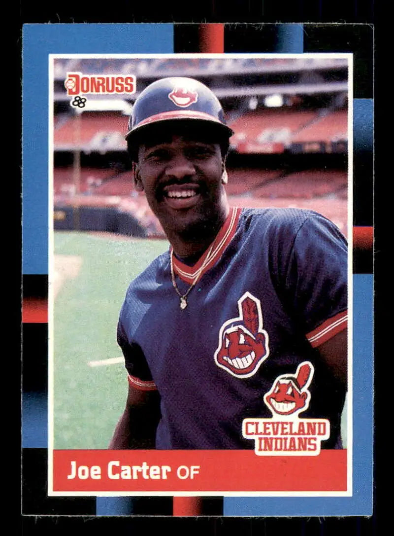 1988 Donruss #254 Joe Carter NM-MT Cleveland Indians Baseball Card - Baseball Card Single