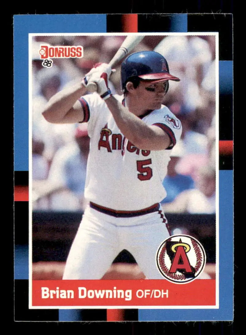 1988 Donruss #258 Brian Downing NM-MT California Angels Baseball Card - Baseball Card Single