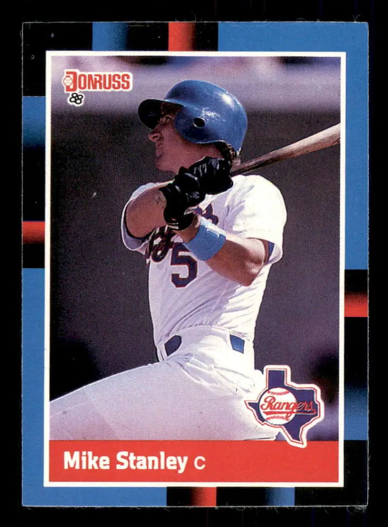 1988 Donruss #259 Mike Stanley NM-MT Texas Rangers Baseball Card - Baseball Card Single