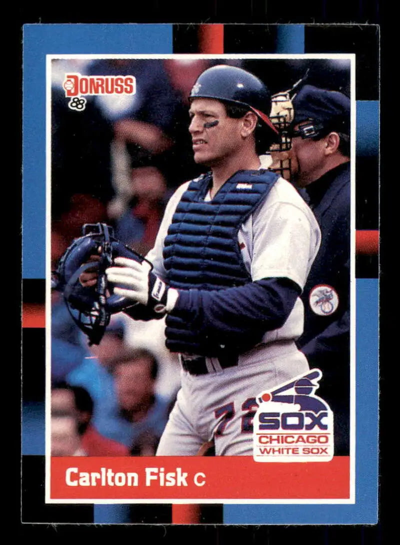 1988 Donruss #260 Carlton Fisk NM-MT Chicago White Sox Baseball Card - Baseball Card Single