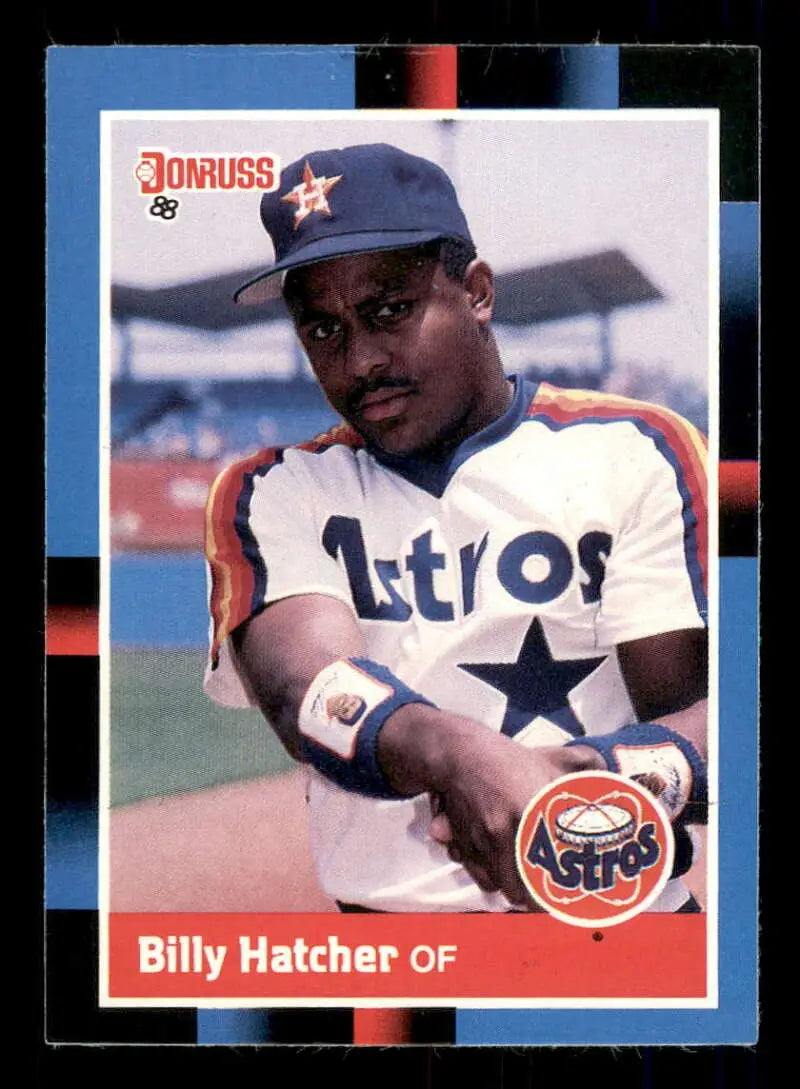 1988 Donruss #261 Billy Hatcher NM-MT Houston Astros Baseball Card - Baseball Card Single