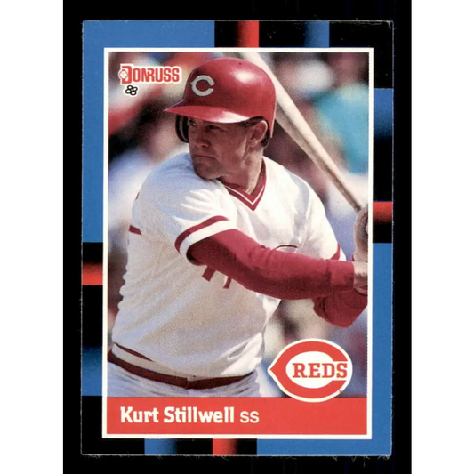 1988 Donruss #265 Kurt Stillwell EX Cincinnati Reds Baseball Card Image 1