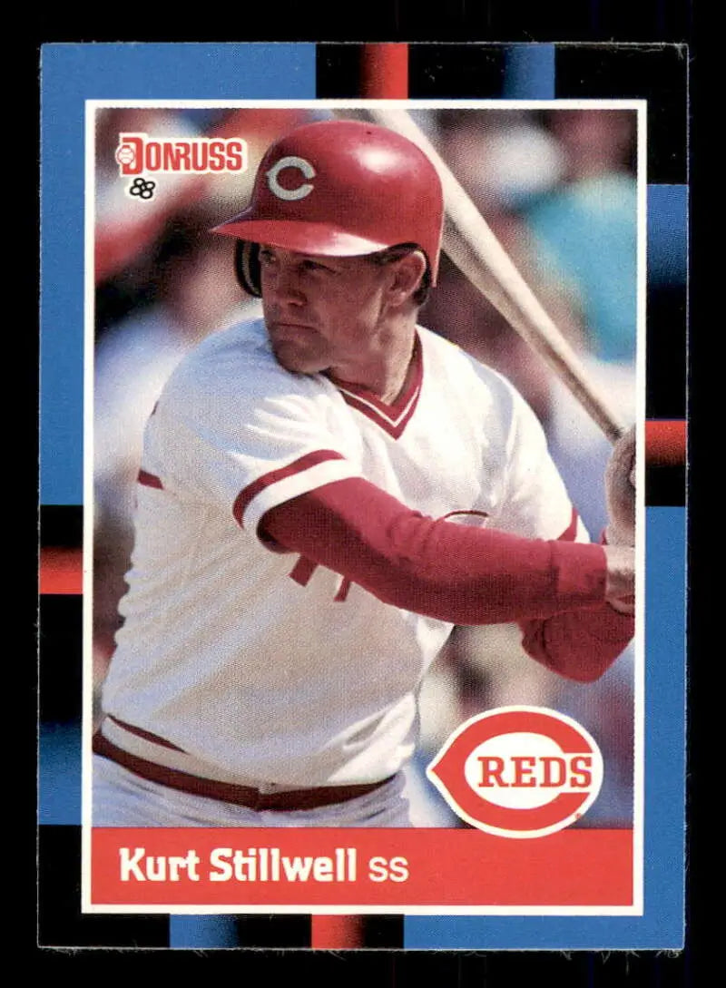1988 Donruss #265 Kurt Stillwell NM-MT Cincinnati Reds Baseball Card - Baseball Card Single
