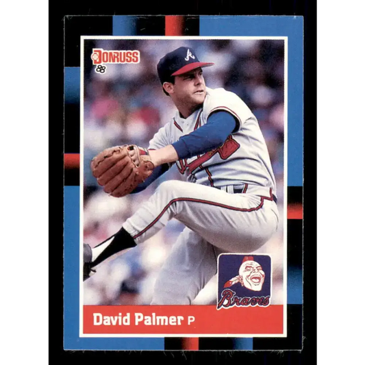 1988 Donruss #266 David Palmer EX Atlanta Braves Baseball Card - Baseball Card Single