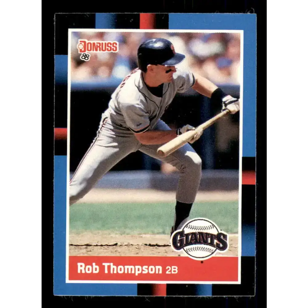 1988 Donruss #268 Robby Thompson EX San Francisco Giants Baseball Card - Baseball Card Single