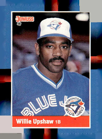 1988 Donruss Willie Upshaw baseball card 271b Willie Upshaw collectible image