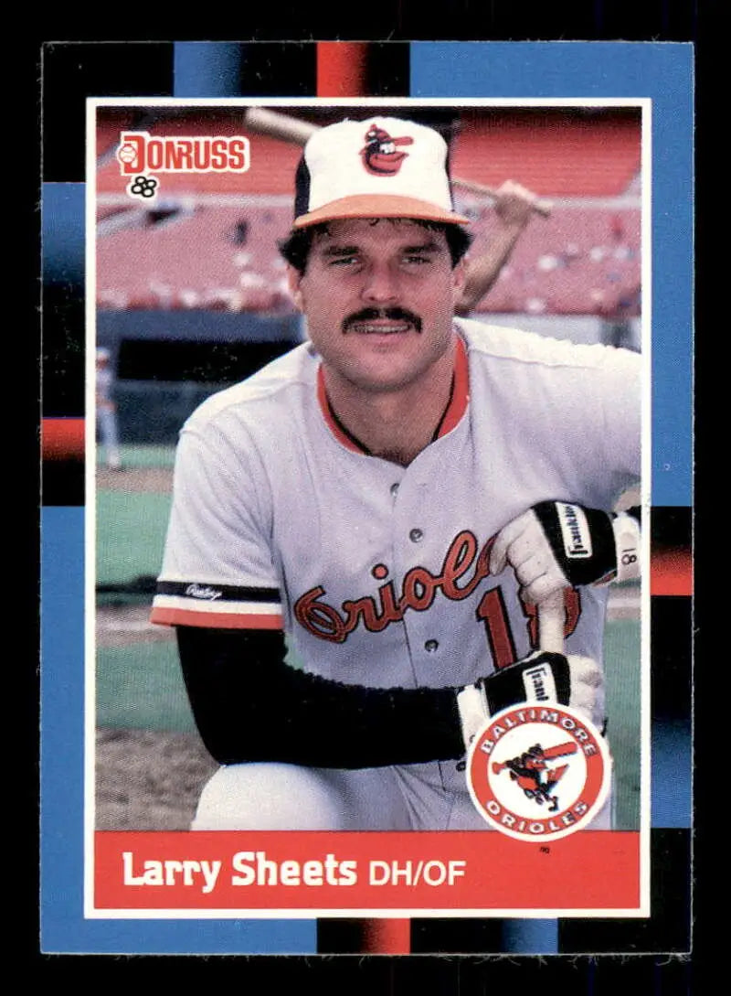 1988 Donruss #273 Larry Sheets NM-MT Baltimore Orioles Baseball Card - Baseball Card Single