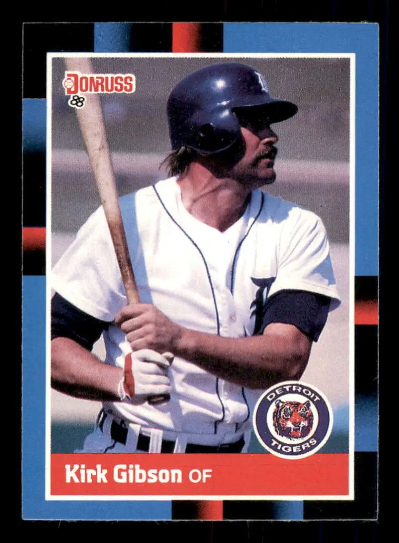 1988 Donruss #275 Kirk Gibson NM-MT Detroit Tigers Baseball Card - Baseball Card Single