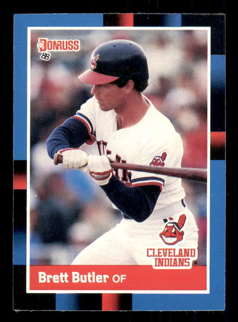 1988 Donruss #279 Brett Butler NM-MT Cleveland Indians Baseball Card - Baseball Card Single