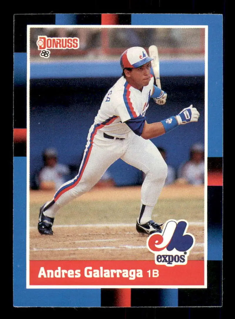 1988 Donruss #282 Andres Galarraga NM-MT Montreal Expos Baseball Card - Baseball Card Single