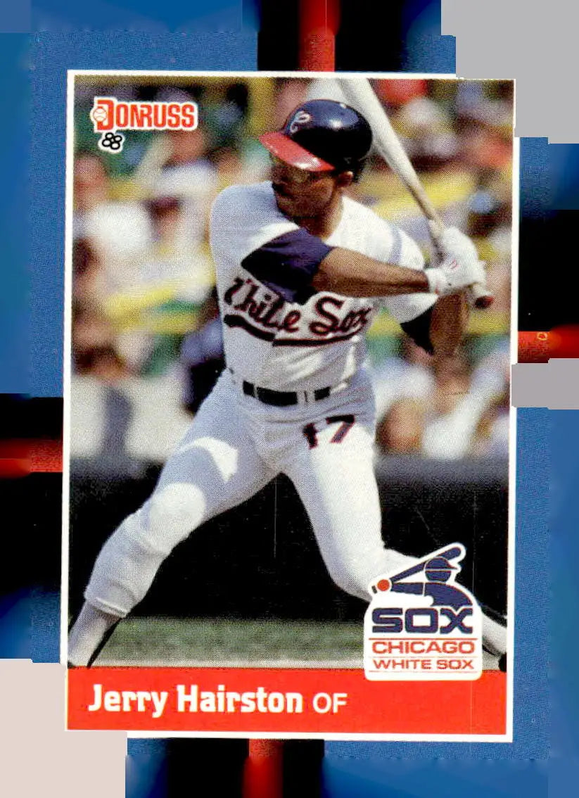 1988 Donruss Jerry Hairston baseball card featuring Jerry Hairston of the Chicago White Sox