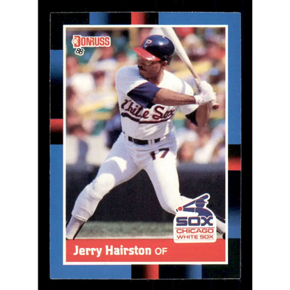 1988 Donruss #285 Jerry Hairston EX Chicago White Sox Baseball Card Image 1