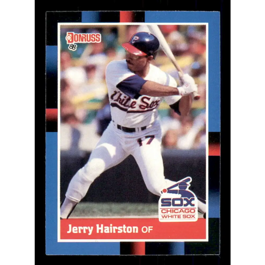 1988 Donruss #285 Jerry Hairston EX Chicago White Sox Baseball Card Image 1