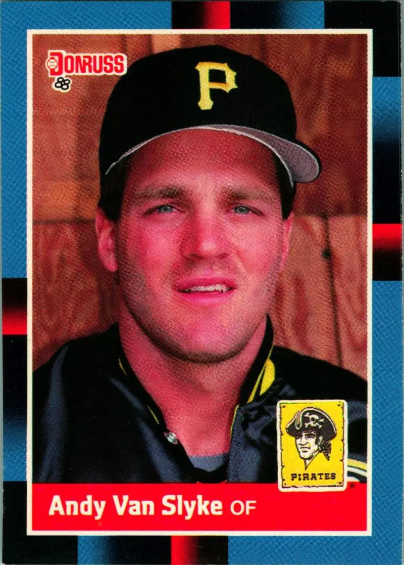 1988 Donruss #291 Andy Van Slyke NM-MT Pittsburgh Pirates Baseball Card - Baseball Card Single