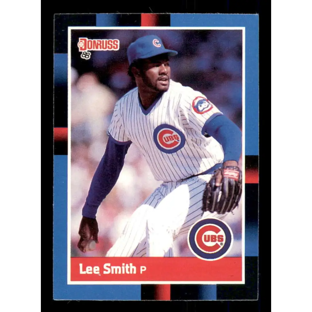 1988 Donruss #292 Lee Smith EX Chicago Cubs Baseball Card Image 1