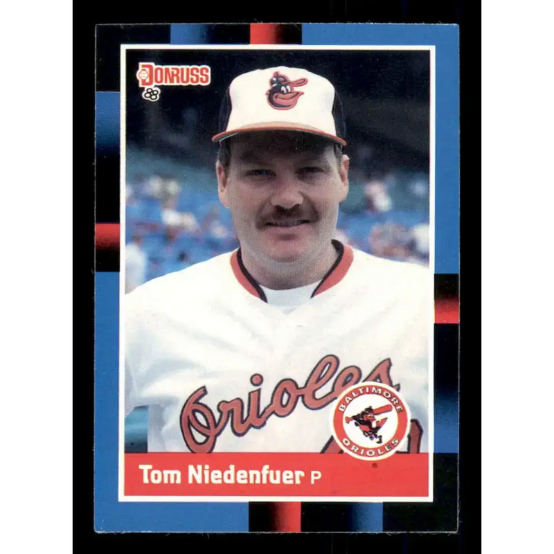 1988 Donruss #294 Tom Niedenfuer EX Baltimore Orioles Baseball Card - Baseball Card Single