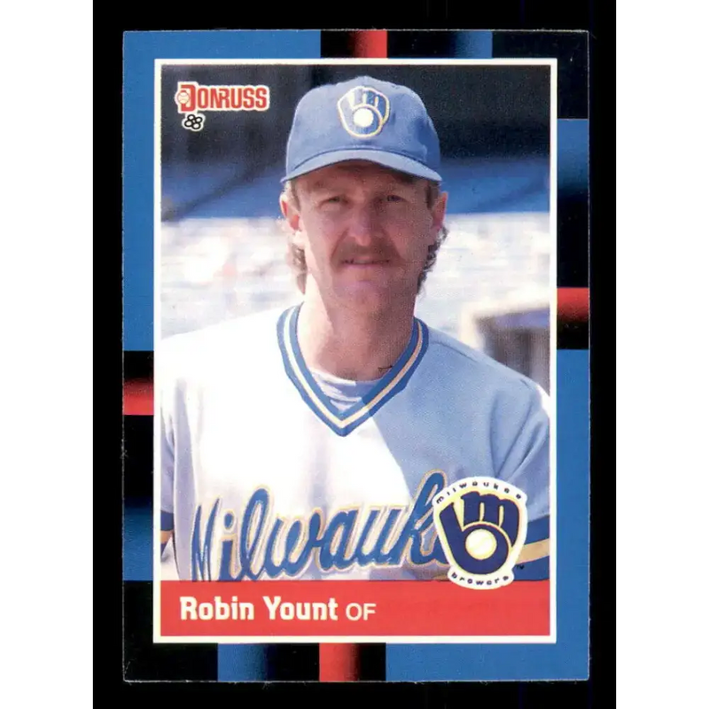 1988 Donruss #295 Robin Yount EX Milwaukee Brewers Baseball Card - Baseball Card Single