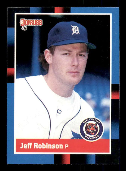 1988 Donruss #296 Jeff Robinson NM-MT Detroit Tigers Baseball Card - Baseball Card Single