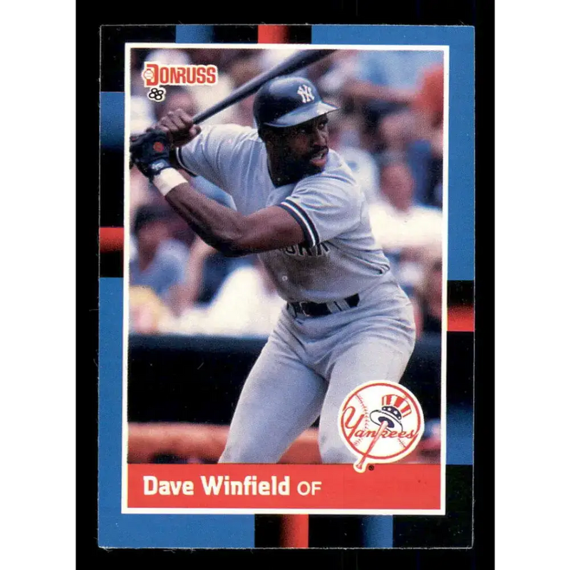 1988 Donruss #298 Dave Winfield EX New York Yankees Baseball Card - Baseball Card Single