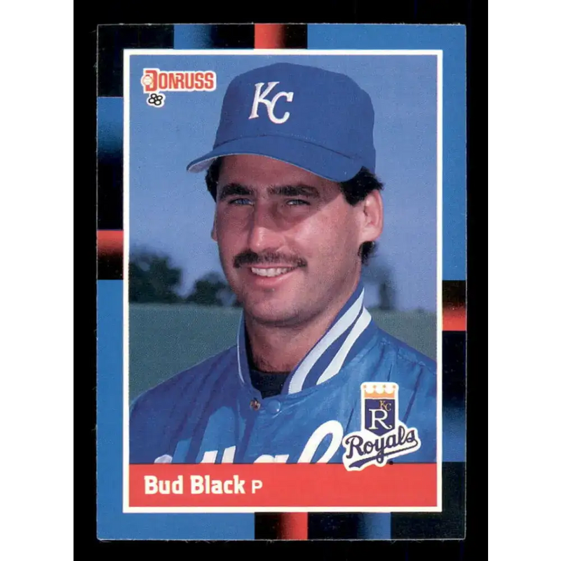 1988 Donruss #301 Bud Black EX Kansas City Royals Baseball Card - Baseball Card Single