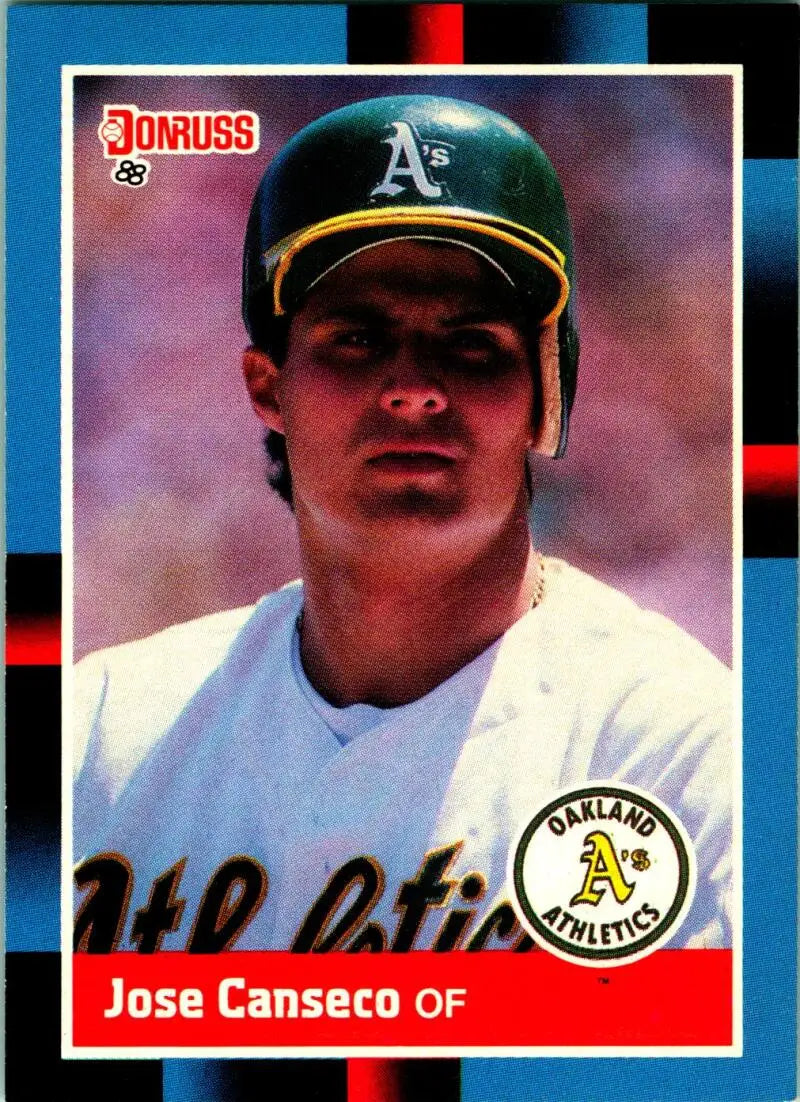 1988 Donruss #302 Jose Canseco NM-MT Oakland Athletics Baseball Card - Baseball Card Single