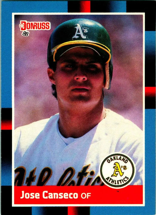 1988 Donruss #302 Jose Canseco NM-MT Oakland Athletics Baseball Card - Baseball Card Single