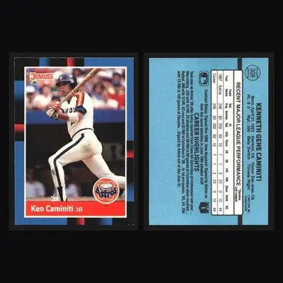 1988 Donruss #308 Ken Caminiti Houston Astros - Baseball Card Single