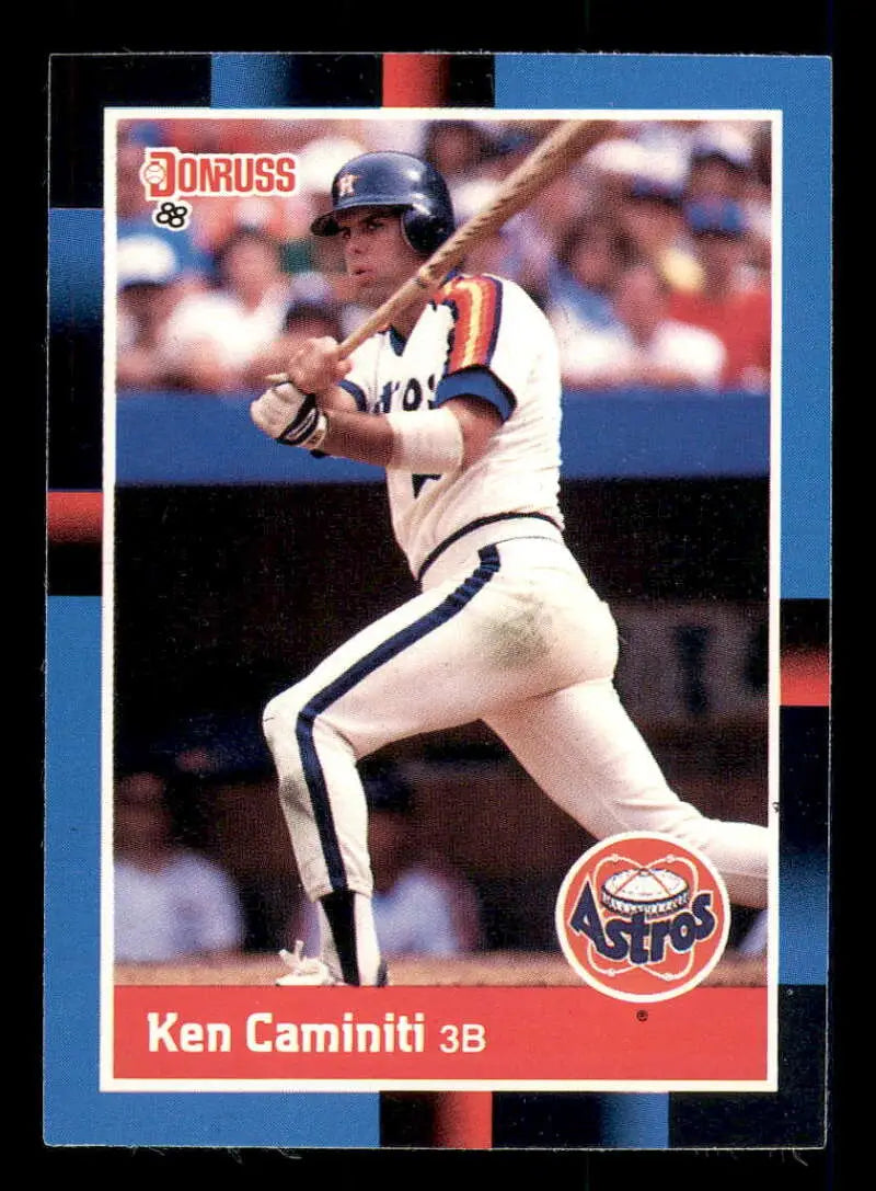 1988 Donruss #308 Ken Caminiti NM-MT RC Rookie Houston Astros Baseball Card - Baseball Card Single