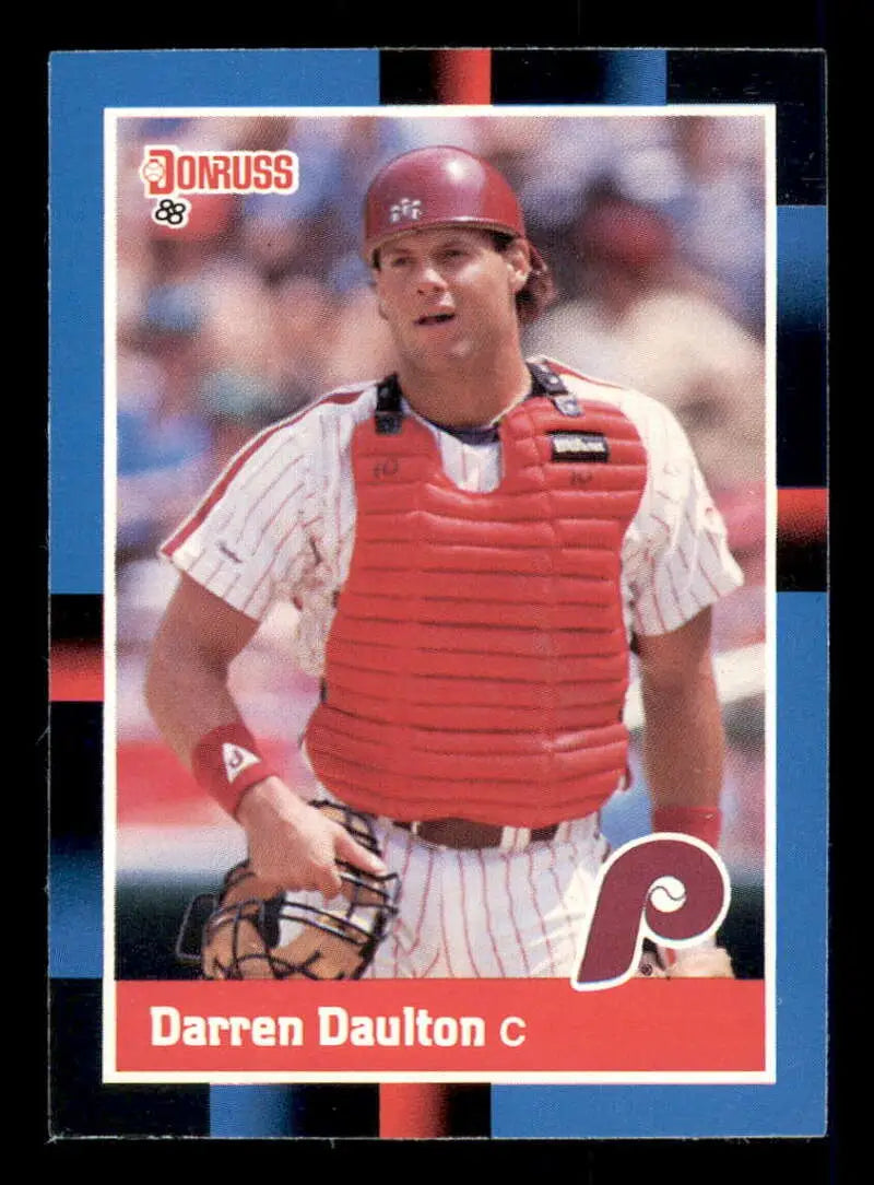 1988 Donruss #309 Darren Daulton NM-MT Philadelphia Phillies Baseball Card - Baseball Card Single