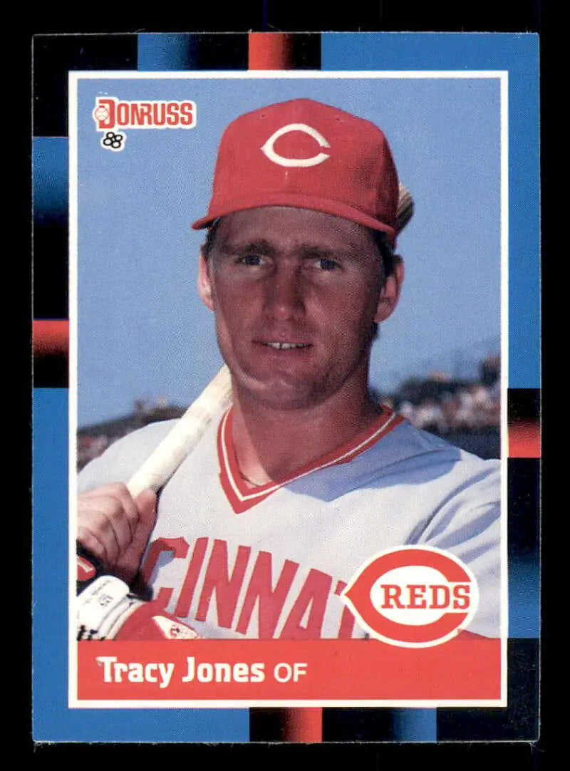 1988 Donruss #310 Tracy Jones NM-MT Cincinnati Reds Baseball Card - Baseball Card Single