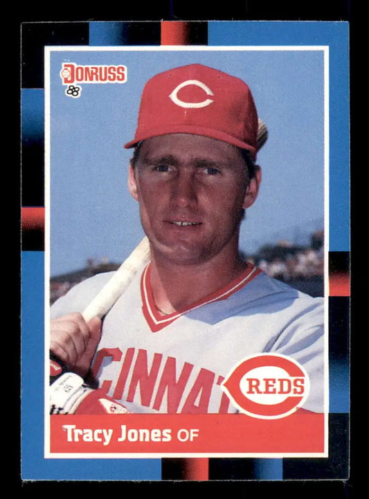 1988 Donruss #310 Tracy Jones NM-MT Cincinnati Reds Baseball Card - Baseball Card Single