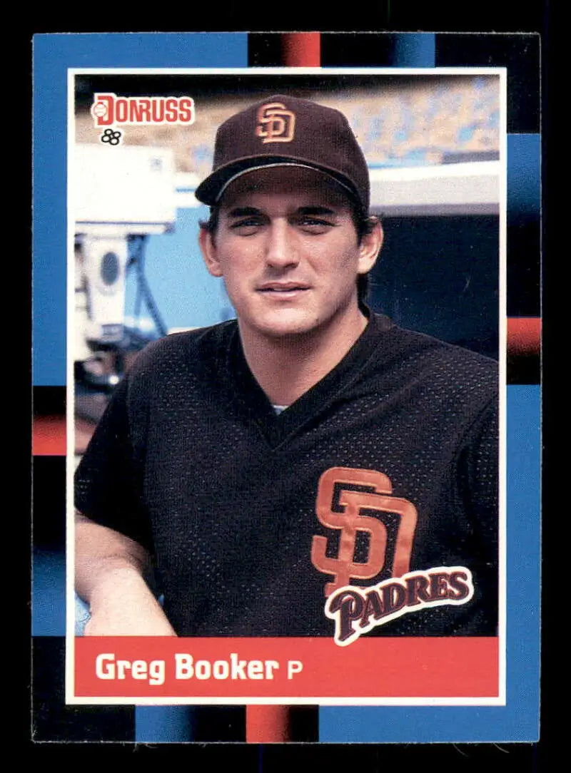 1988 Donruss #311 Greg Booker NM-MT San Diego Padres Baseball Card