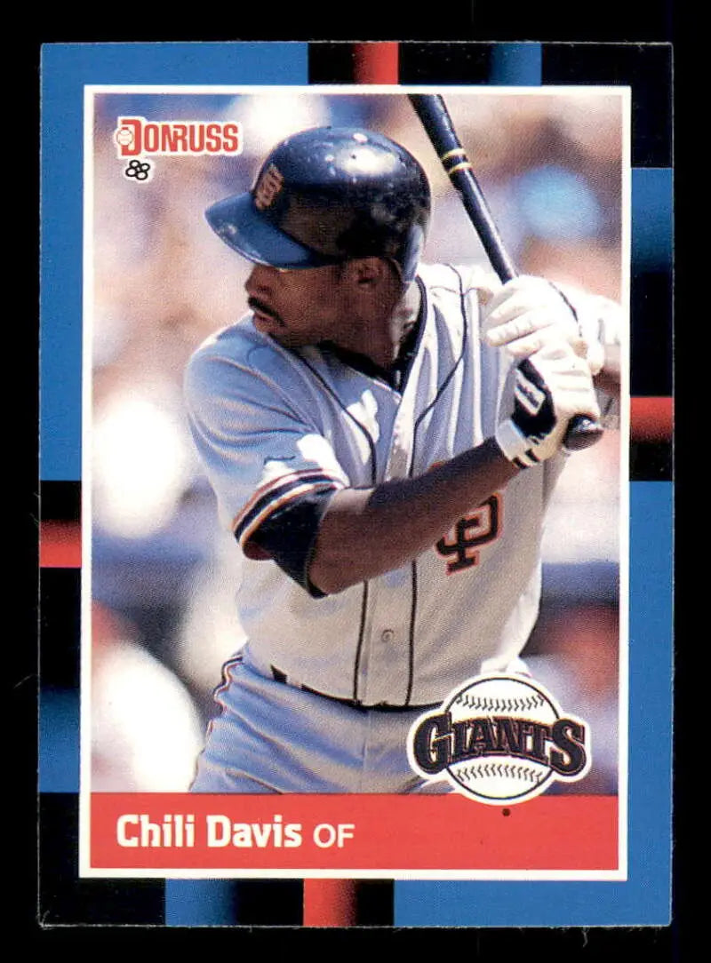 1988 Donruss #313 Chili Davis NM-MT San Francisco Giants Baseball Card - Baseball Card Single