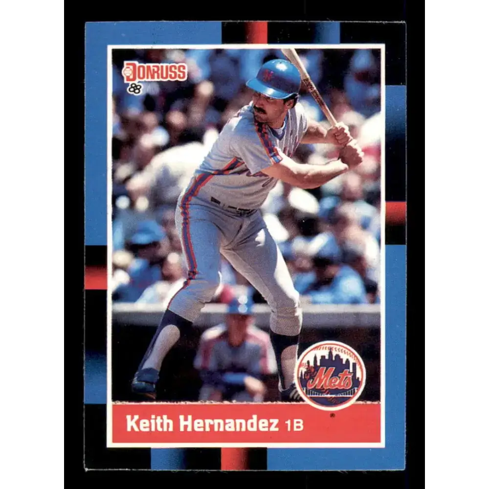 1988 Donruss #316 Keith Hernandez EX New York Mets Baseball Card Image 1