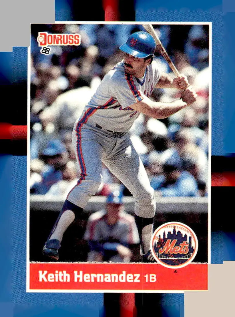 Baseball card featuring Keith Hernandez as first baseman from 1988 Donruss 316c Keith Hernandez