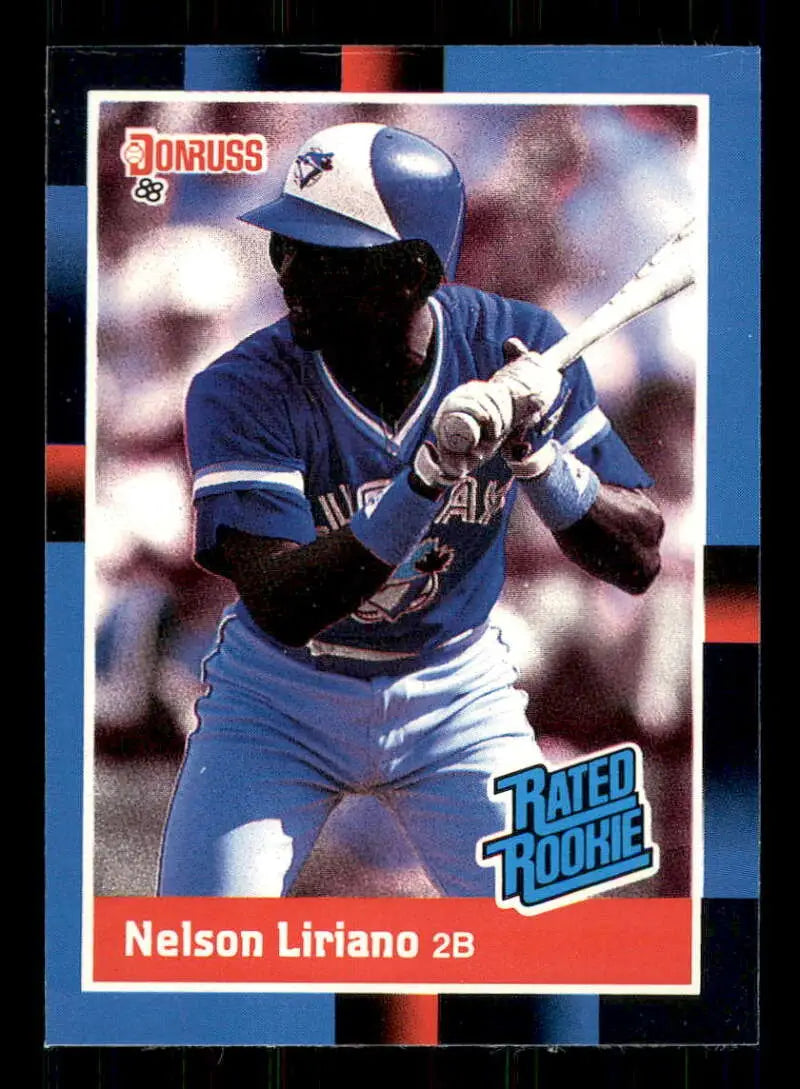 1988 Donruss #32 Nelson Liriano/ NM-MT RC Rookie Toronto Blue Jays Baseball Card - Baseball Card Single