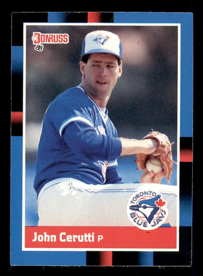 1988 Donruss #321 John Cerutti NM-MT Toronto Blue Jays Baseball Card - Baseball Card Single