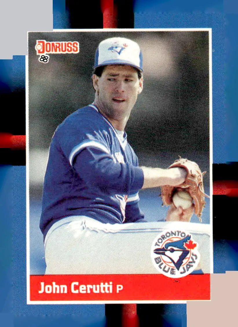 1988 Donruss John Cerutti baseball card 321c John Cerutti collectible product