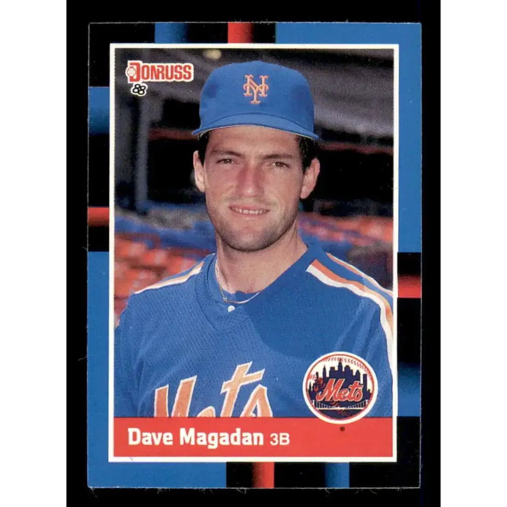 1988 Donruss #323 Dave Magadan EX New York Mets Baseball Card - Baseball Card Single