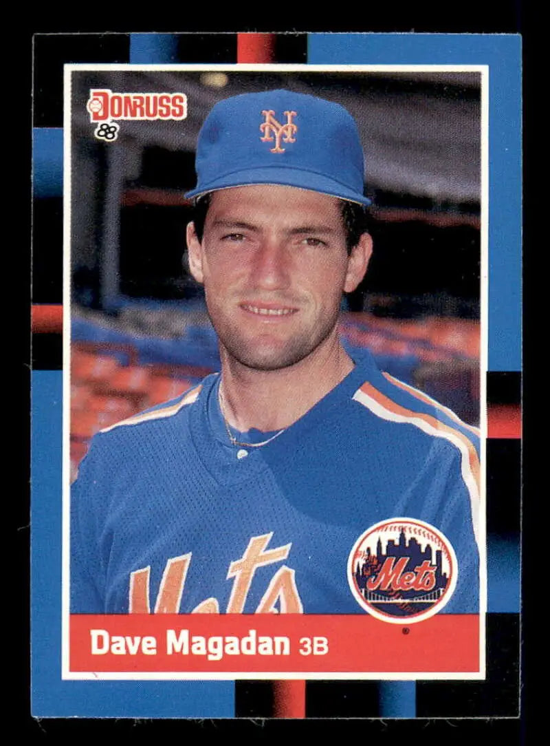 1988 Donruss #323 Dave Magadan NM-MT New York Mets Baseball Card - Baseball Card Single