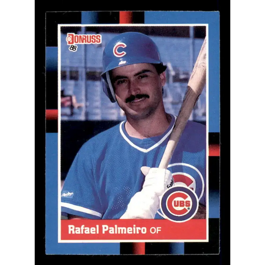 1988 Donruss #324 Rafael Palmeiro EX Chicago Cubs Baseball Card