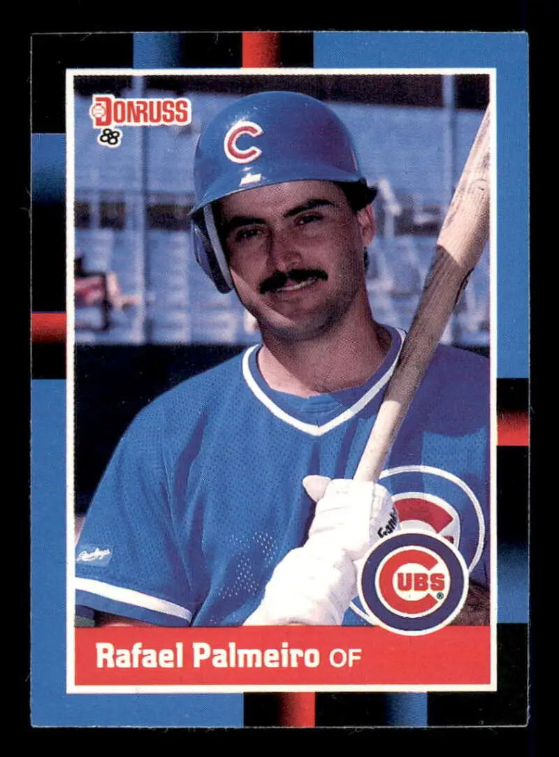 1988 Donruss #324 Rafael Palmeiro NM-MT Chicago Cubs Baseball Card - Baseball Card Single