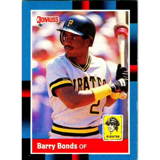 1988 Donruss #326 Barry Bonds EX Pittsburgh Pirates Baseball Card