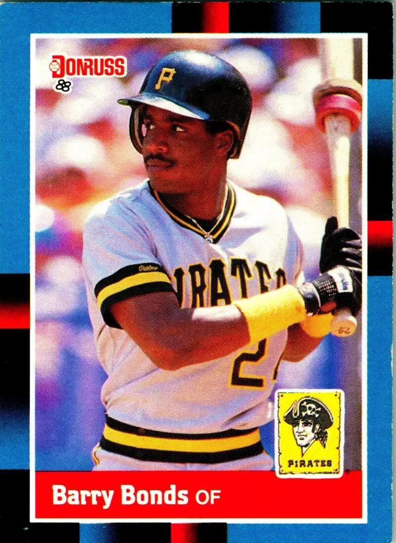 1988 Donruss #326 Barry Bonds NM-MT Pittsburgh Pirates Baseball Card - Baseball Card Single